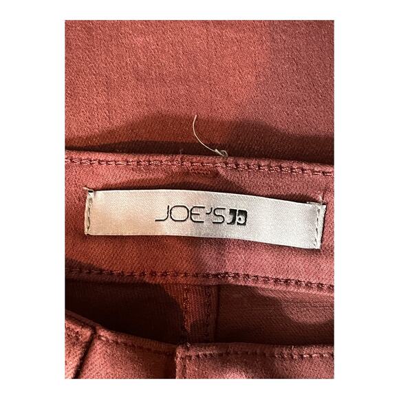 Joe's Jeans coated high rise skinny ankle brown size 27 - Picture 4 of 6
